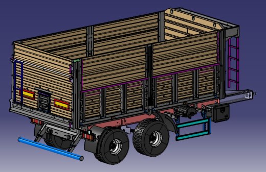 后翻式农用拖车缩略图